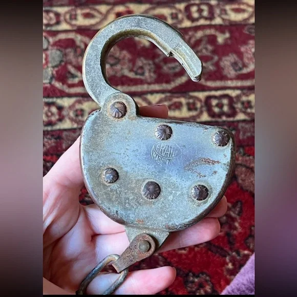 Vintage E.T. Fraim Padlock with Key **Works** Scarce Collectible - Picture 3 of 14